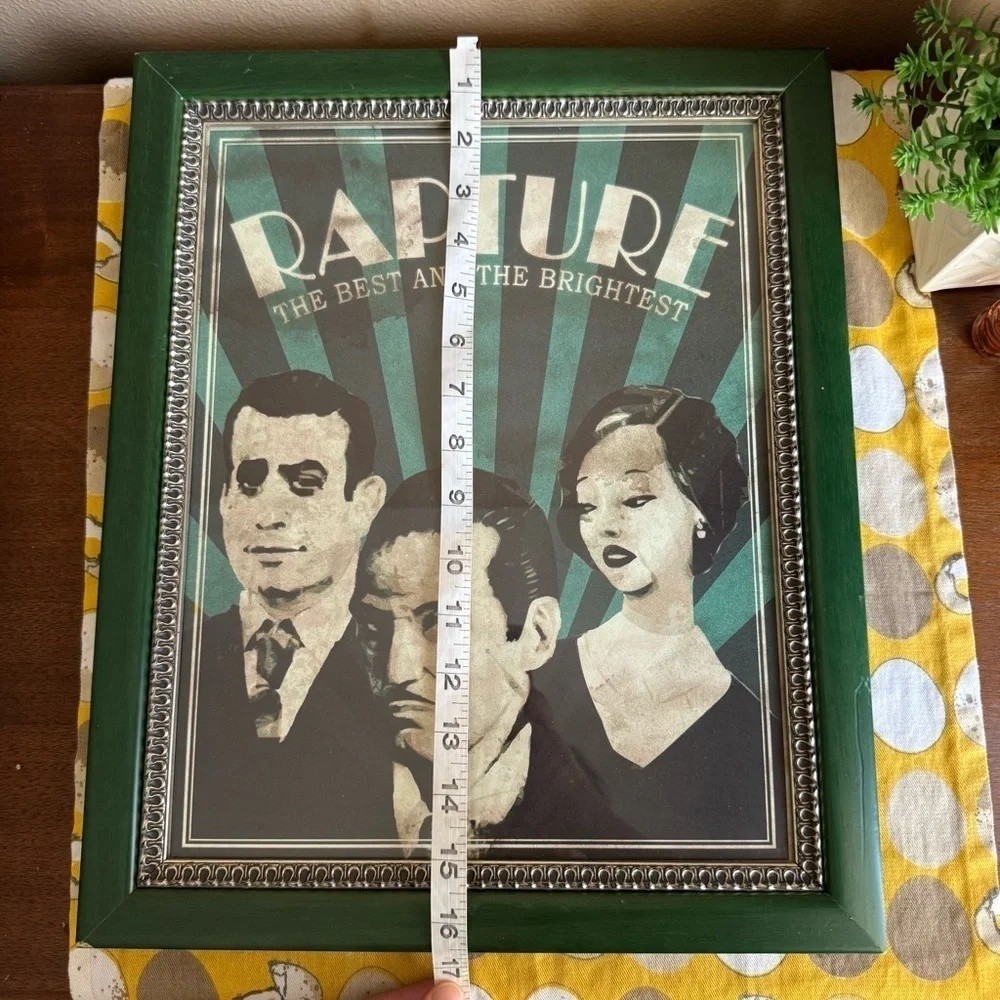 Green framed Bioshock 2 Rapture poster